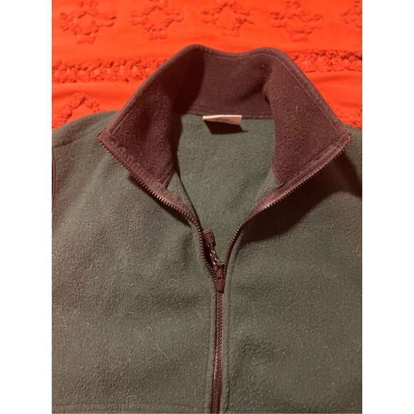Timberline Colorado green vest zipper 2 pockets on each side on front. Mock col - Picture 11 of 11